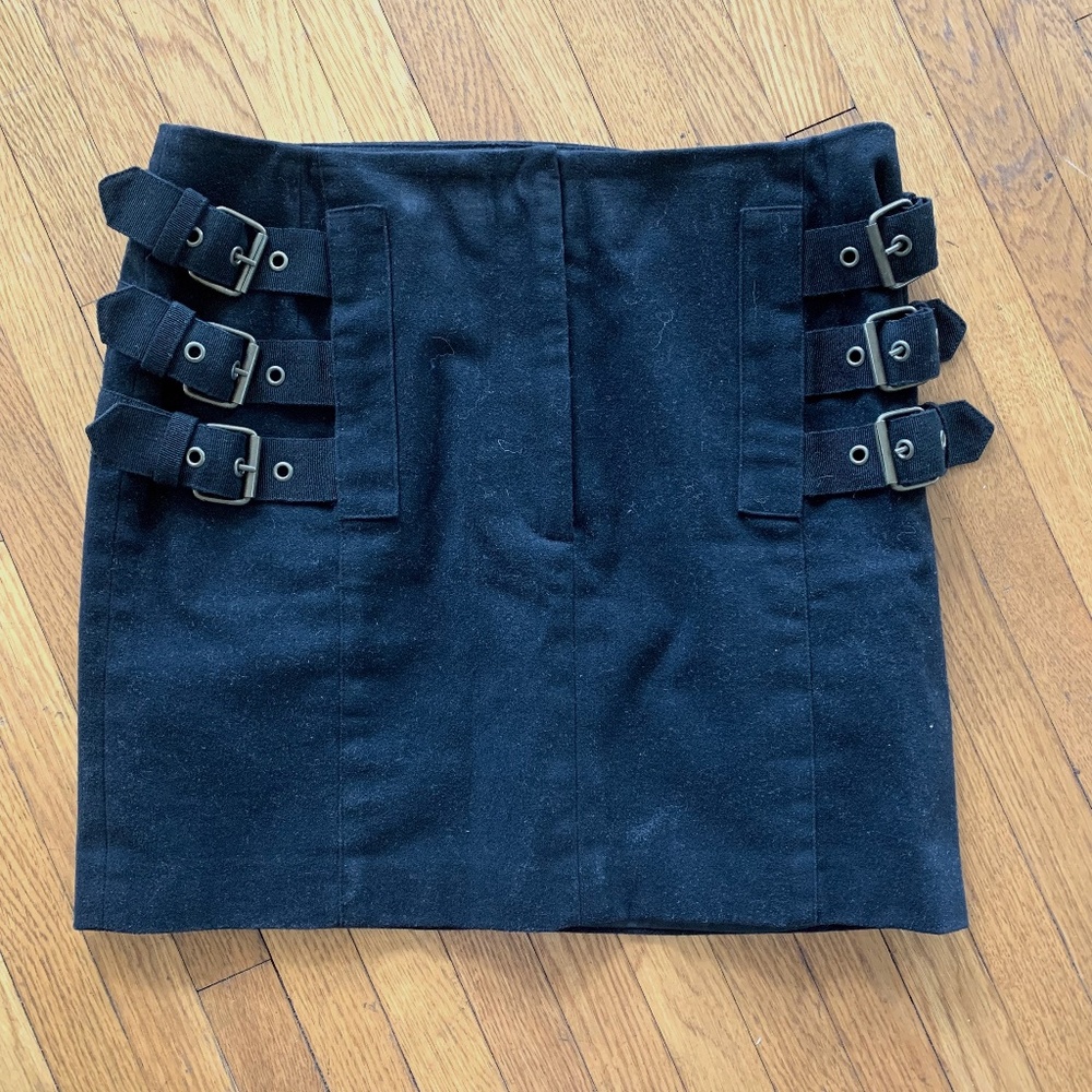 100% authentic designer COSTUME NATIONAL Black  MINI SKIRT